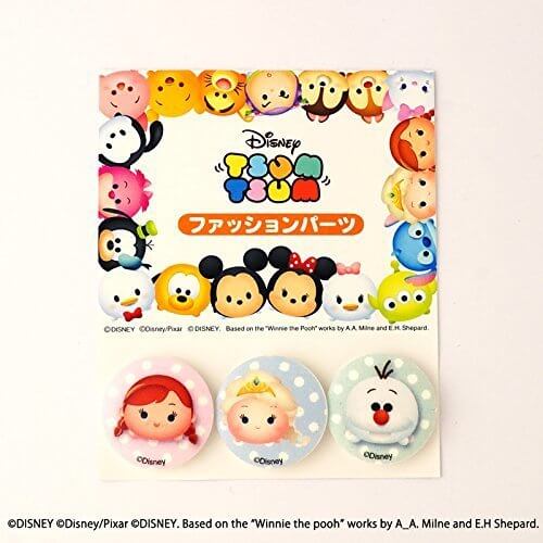 パイオニア ボタン ディズニー ツムツム オラフ アナ エルサ MY3801-MY379,幼稚園,帽子,