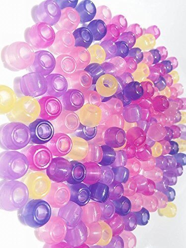 【ぴぴっと】 紫外線で色が変わる UVチェッククビーズ 200個 遮光袋入り,幼稚園,帽子,