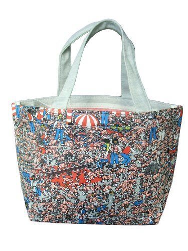 ウォーリーをさがせ　スウェットランチトート　Woof,ウォーリー,絵本,グッズ