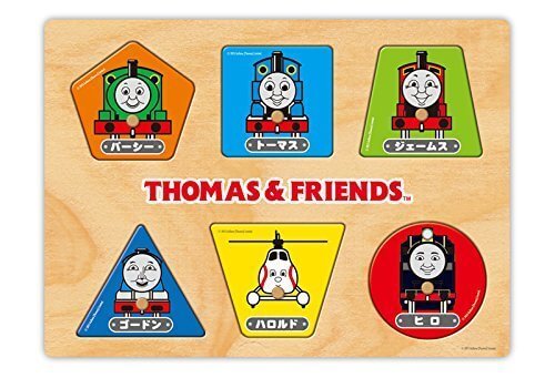 トーマス木製パズル かたちであそぼう! TWT-001,トーマス,絵本,グッズ