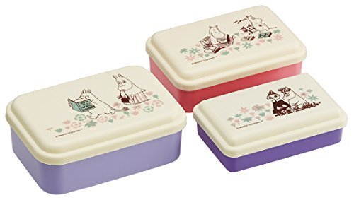 スケーター シール容器 保存容器 弁当箱 3P 小物入れ ムーミン MOOMIN お花畑 SLUS3,ムーミン,本,