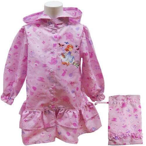 Disney ディズニー プリンセスレインコート＆収納バッグ ピンク 110cm,ディズニー,絵本,グッズ