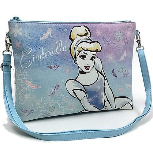 ディズニー プリンセス キャラクター 2WAY ポーチ/ショルダーバッグ/ショルダー/マルチポーチ/マルチケース/バッグ/鞄/かばん/女の子/子供/キッズ/お出掛け/プレゼント/Disney B-シンデレラ [並行輸入品],ディズニー,絵本,グッズ