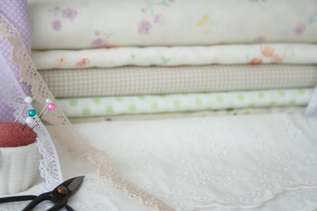 ガーゼ生地と裁縫セット,新生児,短肌着,