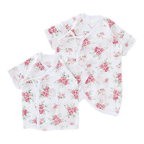 ニシキ P6099 Sweet girl(スウィートガール) 肌着2点セット 50-60cm ホワイト・P6099-W,新生児,短肌着,