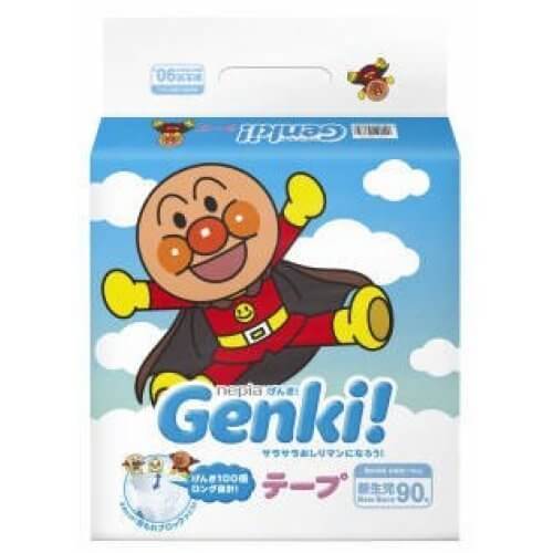 ネピア GENKI! テープ 新生児用 90枚,新生児,おむつ,種類