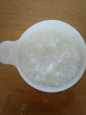 離乳食☆後期☆ ５倍粥の作り方＆冷凍保存方法,離乳食,5倍粥,