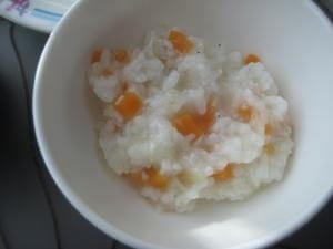 離乳食♪ベビーチャーハン,離乳食,5倍粥,