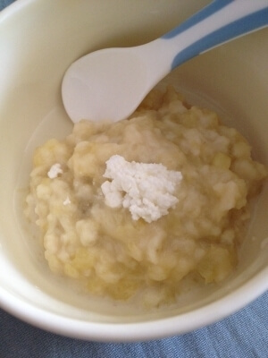 離乳食☆グラタン風パン粥,離乳食,チーズ,