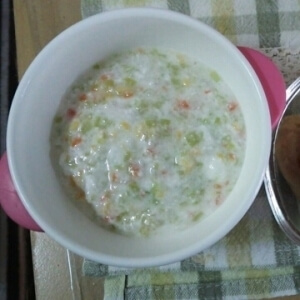 離乳食中期★カッテージチーズでリゾット,離乳食,チーズ,