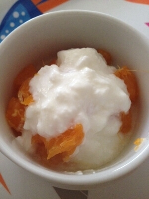 みかんとチーズのヨーグルト,離乳食,チーズ,