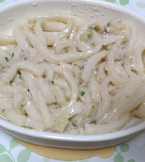 離乳食完了期☆チーズクリームうどん,離乳食,チーズ,