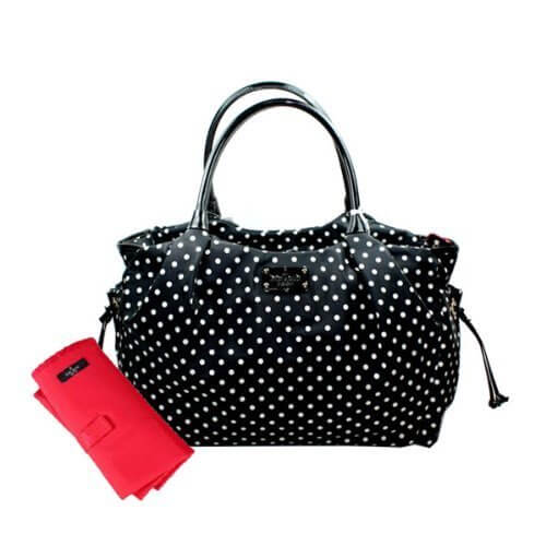 kate spade ケイトスペードマザーズバッグ　stevie baby bag　おむつ替えシート付き　＃WKRU1613　ドット柄【並行輸入品】,ママ,バッグ,人気