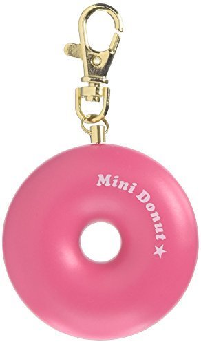 クツワ ミニドーナツ防犯アラーム ラズベリー SL019E,子ども,防犯ブザー,