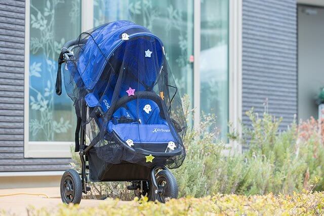 ガイア&コー GAIA&KO モスキートネットブラック オバケ 749012,ベビーカー,日よけ,