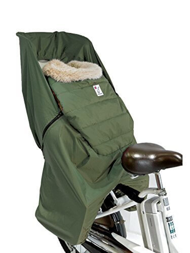 [レイコム]reicom 【後ろ用】あったかプラス！子供乗せ自転車 防寒フットマフ3way/カーキ,自転車,防寒,