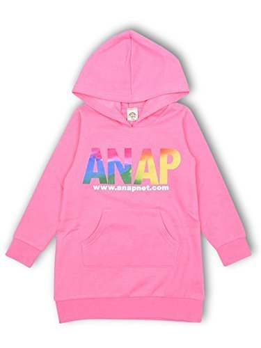 (アナップキッズ) ANAP KIDS グラデーションフロッキーロゴワンピース 90cm ピンク,子供服,ブランド,女の子
