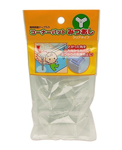 カーボーイ コーナーパッド みつあし 4個入 クリア,コーナーガード,