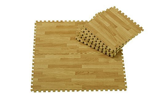 CBジャパン ジョイントマット 木目調 30×30cm 9枚組 ウッディーマット ナチュラル,ジョイントマット ,おしゃれ,