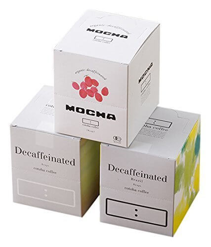 カフェインレス ドリップバッグ 10g 8バッグ入りBOX (モカ ・ コロンビア ・ ブラジル)×3箱,内祝い,コーヒー,