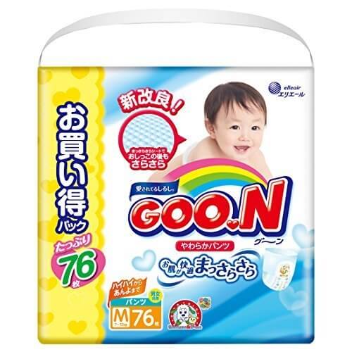 グーン(GOO.N) やわらかパンツ Mサイズ (7~12kg) 76枚,グーン やわらかパンツ ,