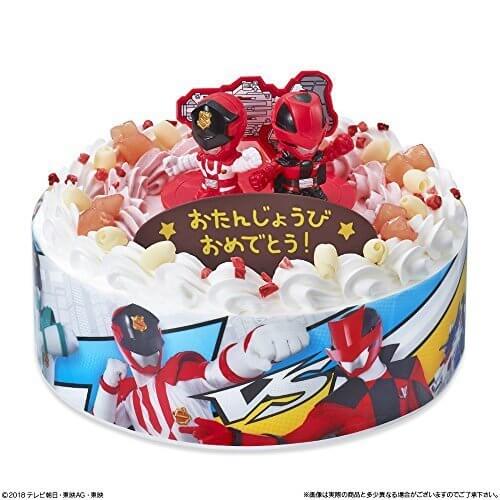 [冷凍] キャラデコお祝いケーキ 快盗戦隊ルパンレンジャーVS警察戦隊パトレンジャー,男の子,人気,キャラクター