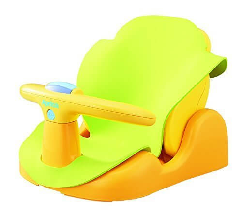 アップリカ バスチェア はじめてのお風呂から使えるバスチェア YE 91593 【パーツ取り外し可&やわらかマット付き】,赤ちゃん,お風呂グッズ,