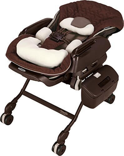 コンビ Combi ホワイトレーベル WhiteLabel ハイローベットチェアー ネムリラ AUTO SWING おやすみダッコプラス エッグショック エスプレッソ (新生児~4才頃対象) 電動スウィング,