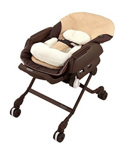 コンビ ホワイトレーベル ベビーラック ネムリラ AUTO SWING BEDi キャラメルベージュ BE 新生児~4才頃対象 オートスウィング機能,