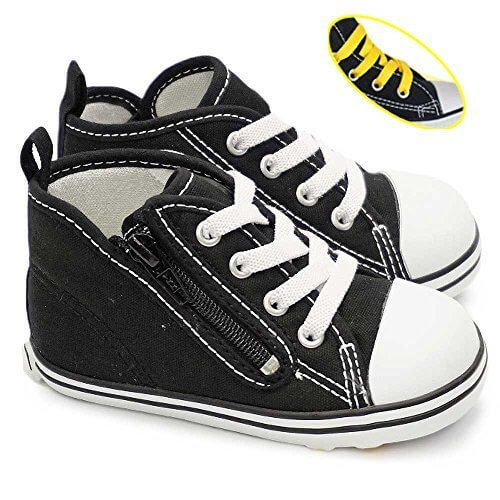 コンバース ベビーオールスター RZ ベビースニーカー 子供靴 ファスナー式 カップインソール 定番 CONVERSE BABY ALL STARR RZ 7C209（ブラック） 13.5cm,ハイカットスニーカー,キッズ,