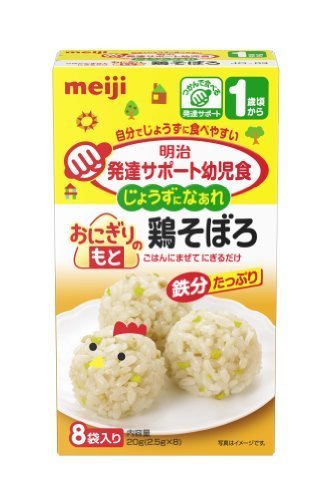 明治 じょうずになあれ おにぎりのもと 鶏そぼろ 8袋入り×24個,離乳食,そぼろ,