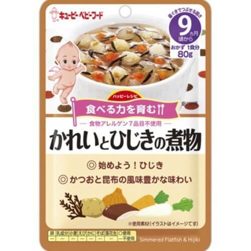 キューピー ハッピーレシピ かれいとひじきの煮物 80g,キユーピー,ベビーフード,