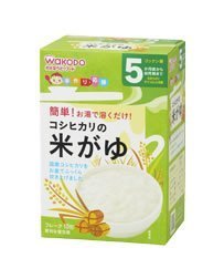 和光堂 手作り応援 コシヒカリの米がゆ 5g×10 1箱,簡単,離乳食,