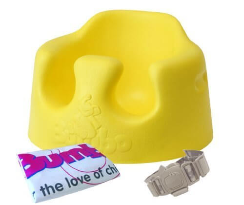 Bumbo バンボ ベビーソファ 【正規総輸入元】 後から付けられる専用腰ベルト・バッグ入り イエロー,ベビーチェア,離乳食,