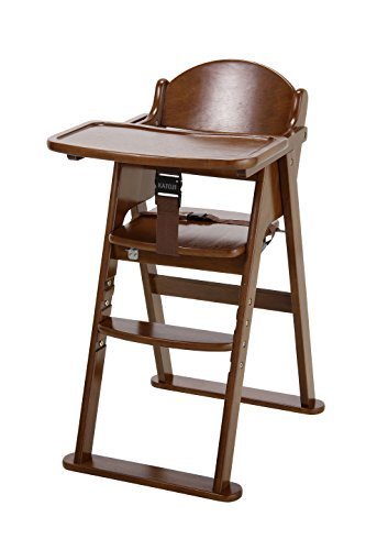 カトージ 木製ハイチェア cena ステップ切り替え (ブラウン) 22406,ベビーチェア,離乳食,