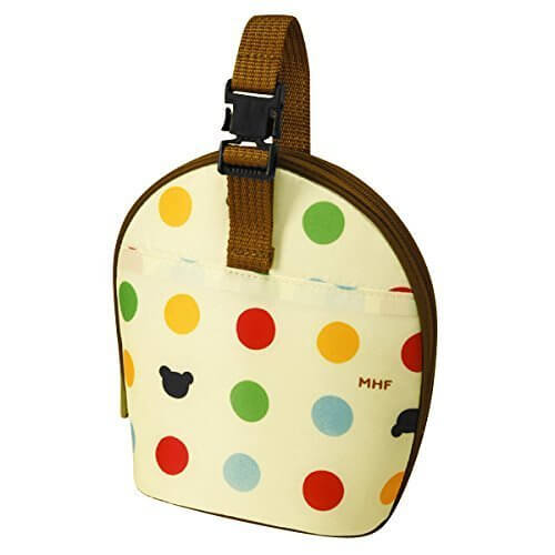 ミキハウスファースト(MIKIHOUSE) ＢＢＢ カラフル水玉 マグケース フリー(Ｗ１２.５ｃｍ×Ｈ１７ｃｍ×Ｄ９ｃｍ) アイボリー（31）,マグ,ポーチ,