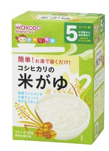 手作り応援 コシヒカリの米がゆ (5g×10包)×6個,離乳食,粉末,
