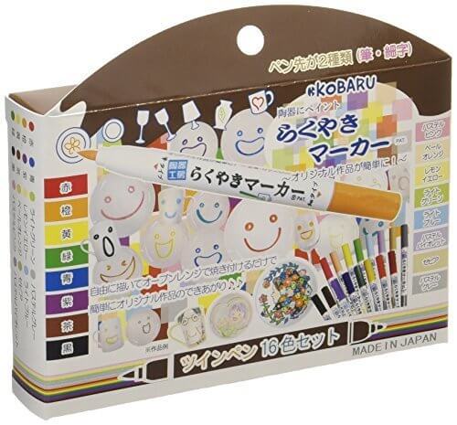 エポックケミカル らくやきマーカー 16色セット,1歳,誕生日,ケーキ