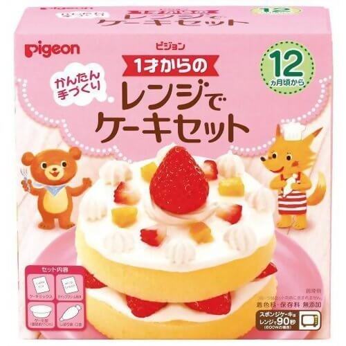 ピジョン 1才からのレンジでケーキセット,1歳,誕生日,ケーキ