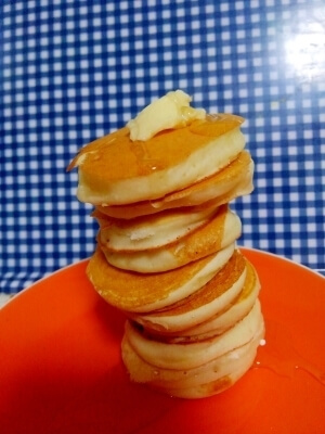 ちびっこ完食☆絵本に出てくるホットケーキタワー ,絵本,レシピ,