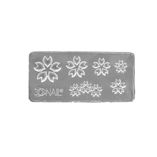 nina 3Dシリコンモールド 桜 -No.036-　レジン パーツ シリコンモールド デコパーツ パーツ ジェルネイル レジン枠,手作り,ストラップ,