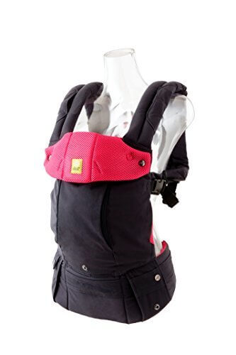 リルベビー LILLEBABY 抱っこ紐 【正規代理店輸入】 COMPLETE 6-in-1 6WAYベビーキャリア オールシーズンズ (チャコール/ベリー) lb0006-06 新生児(3.2kg)-約4歳(20kg) 6通りの抱っこが可能,抱っこひも,