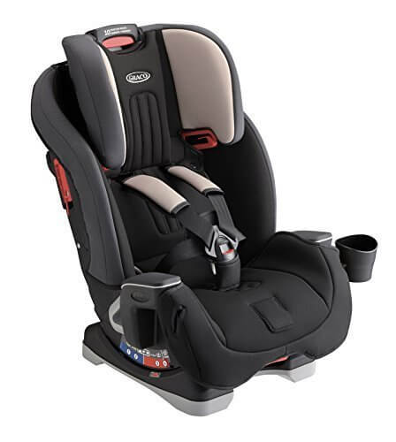 GRACO (グレコ) ロングユースチャイルドシート マイルストーン アルミニウム GR 【新生児から12年間買い替えなしでこれ1台】 カップホルダー付 67166,マイルストーン,