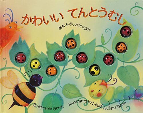 かわいいてんとうむし (あなあきしかけえほん),しかけ絵本,おすすめ,赤ちゃん