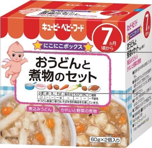 キューピーベビーフード おうどんと煮物のセット (60g×2個)×4個,ベビーフード,