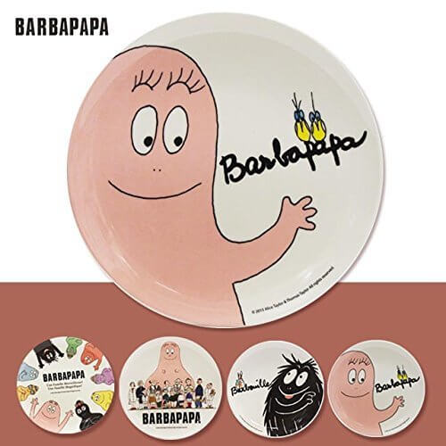 バーバパパ（BABAPAPA）メラミン　プレート２０．５ｃｍ【耐熱１００℃】【キッズ・お子様皿】 バーバモジャ,バーバパパ,絵本,