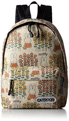 [アウトドアプロダクツ] OUTDOOR OUTDOOR & miffy ミッフィー コラボデイパック S BN893 ベージュ (ベージュ),ミッフィー,グッズ,