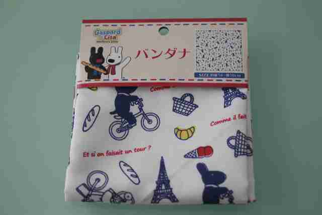 リサとガスパール グッズ バンダナ Seria 阪急 阪急百貨店,リサとガスパール,グッズ,