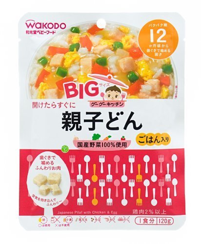 和光堂 グーグーキッチンBIG 親子どん 120g×6個,和光堂,ベビーフード,