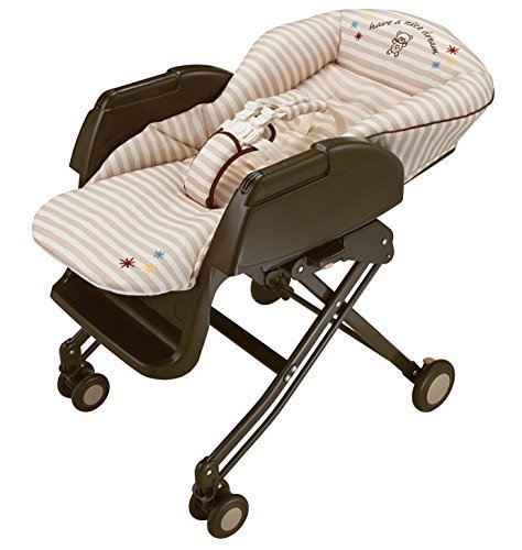 Aprica (アップリカ) ハイローベッド&チェア ユラリズム EASY WASH ベアーハグ 【クッション類・カバー類 全部洗濯機丸洗い可&シートクッション縦横幅アップ】 (食事イス用 あやし用 寝かしつけ用) 91115,ユラリズム EASY WASH ,